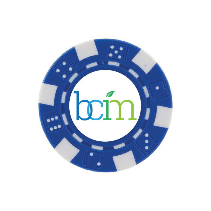 Custom Logo Poker Chip Design Golf Ball Marker