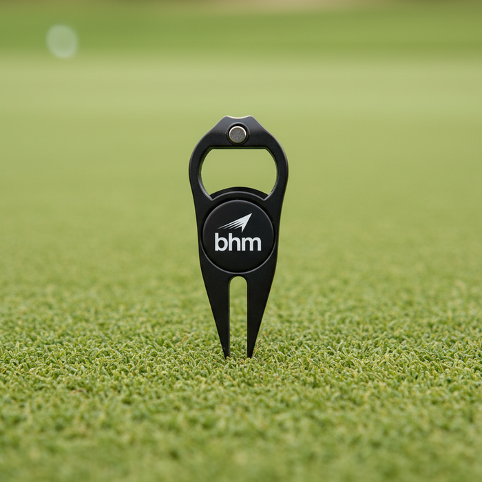 Custom Logo Bottle Opener Divot Tool with Ball Marker - Tournamentshowroom.com