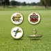 Custom Logo Golf Tour Brass Ball Markers 3/4" - Tournamentshowroom.com