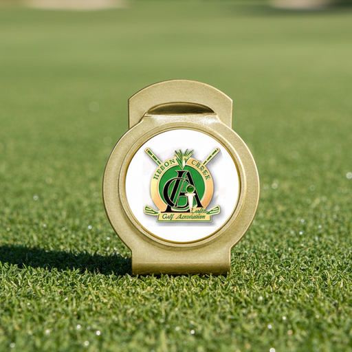 Custom Logo Magnetic Golf Ball Marker Hat Clip - Tournamentshowroom.com