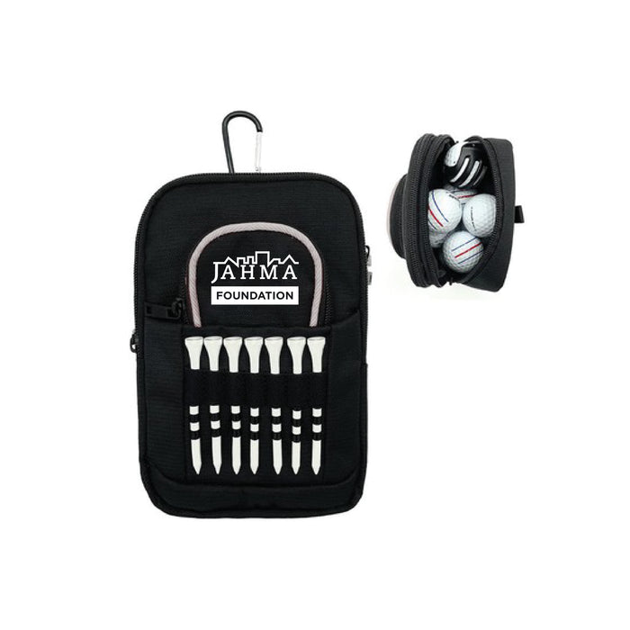 Golf Ball Carrier with Front Tee Holder