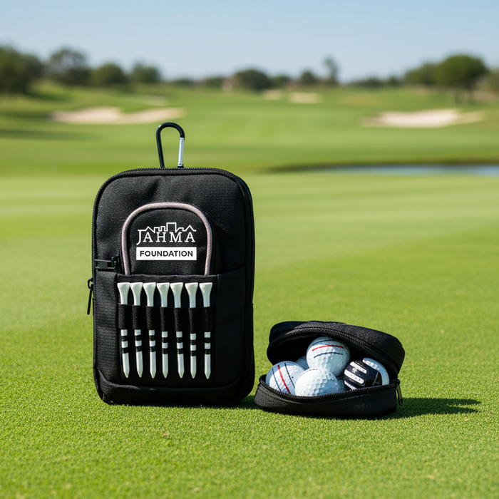 Custom Logo Golf Ball Carrier with Front Tee Holder