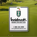 Printed Plastic Bag Tag with Medallion with your Logo in Full Color - Tournamentshowroom.com
