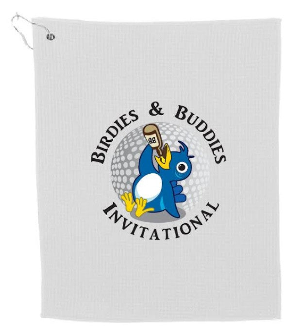 Custom Logo 15" x 18" Recycled 200g Microfiber Waffle Towel