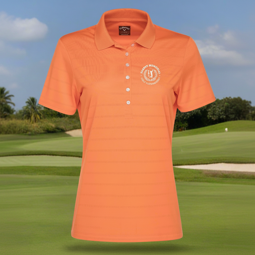 Custom Logo Embroidered Callaway Ladies Ventilated Polo Shirt - Tournamentshowroom.com
