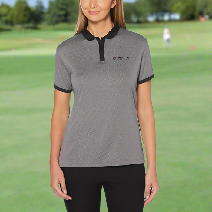 Custom Logo Embroidered Callaway® Ladies' Oxford Polo Shirt