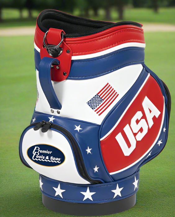 Custom Logo USA Golf Den Caddy