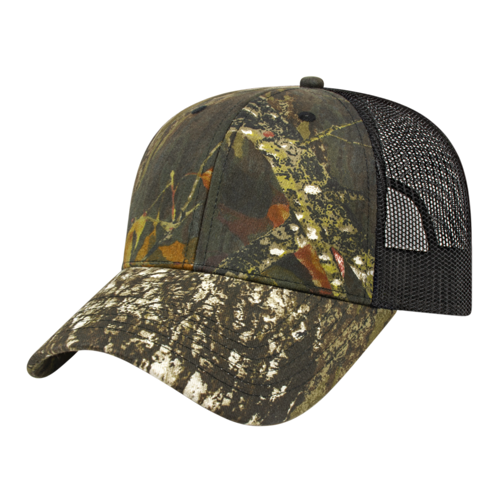 Custom Golf Camo Trucker Mesh Back Cap