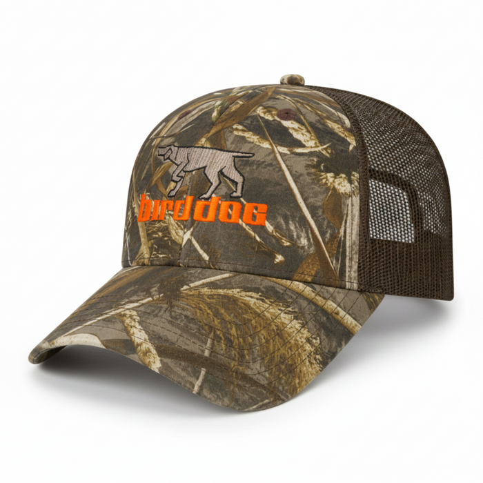 Custom Golf Camo Trucker Mesh Back Cap-Tournamentshowroom.com