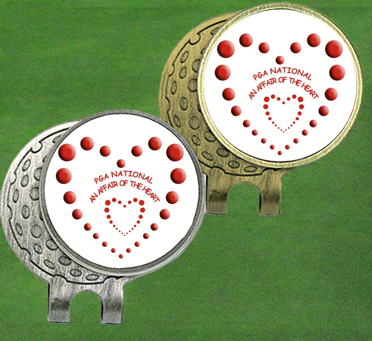 Custom Logo Round Magnetic Hat Clip with Ball Marker