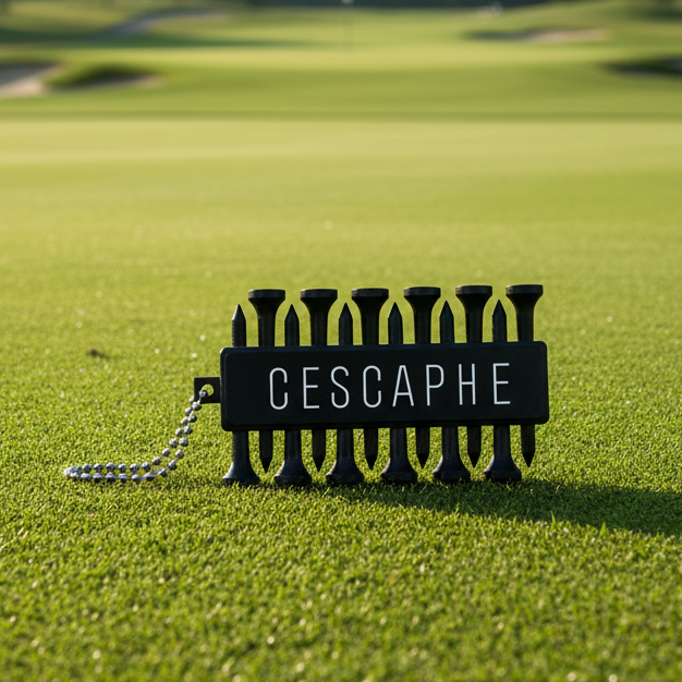Custom Logo Golf Tee  Rabs Set Keychain