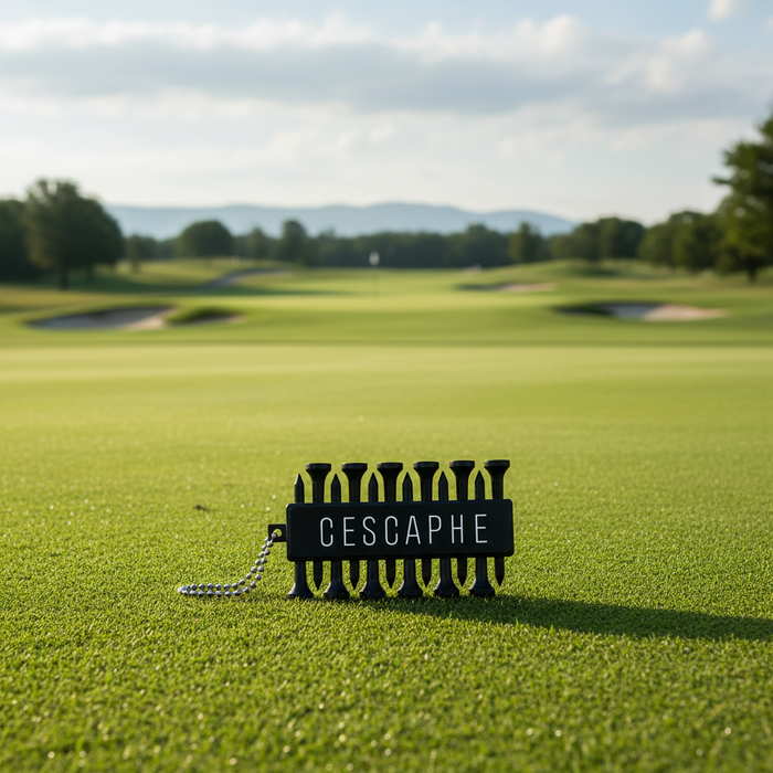 Custom Logo Golf Tee  Rabs Set Keychain