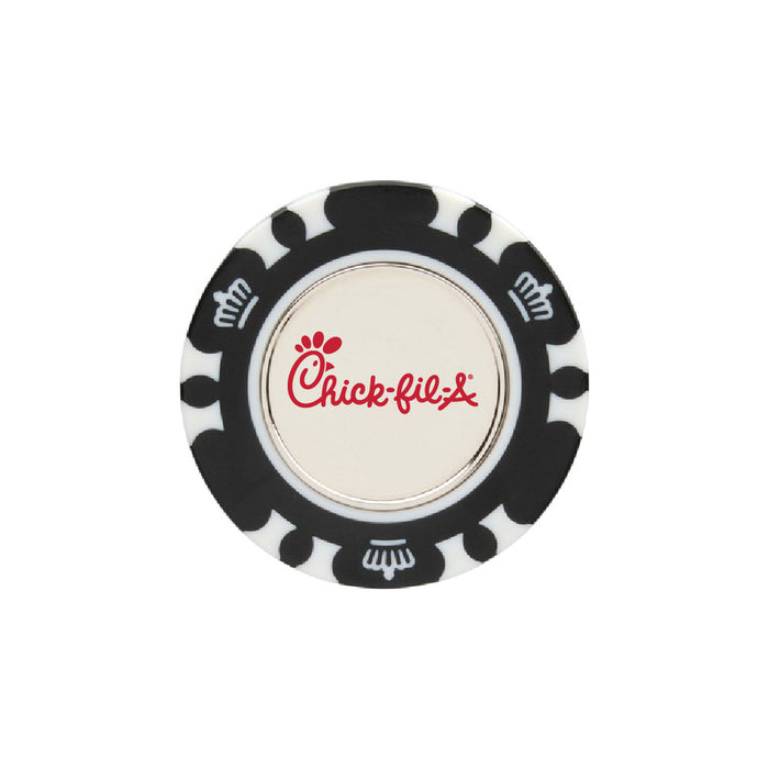 Custom Logo Eco-Friendly Poker Chip with Metal Ball Marker - Tournamentshowroom.com