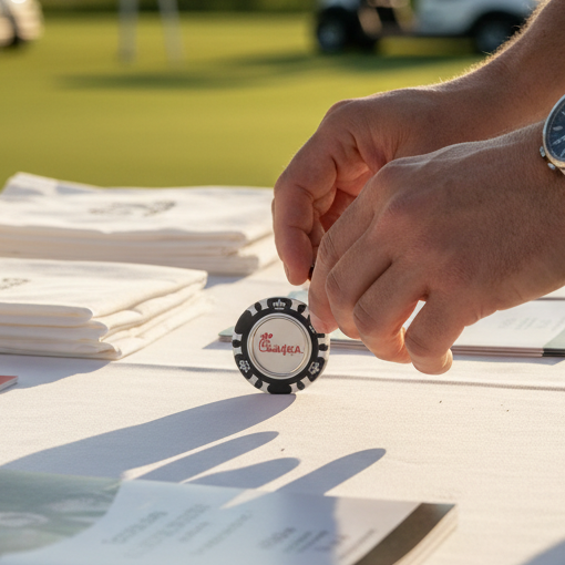 Custom Logo 2-in-1 Golf Ball Marker