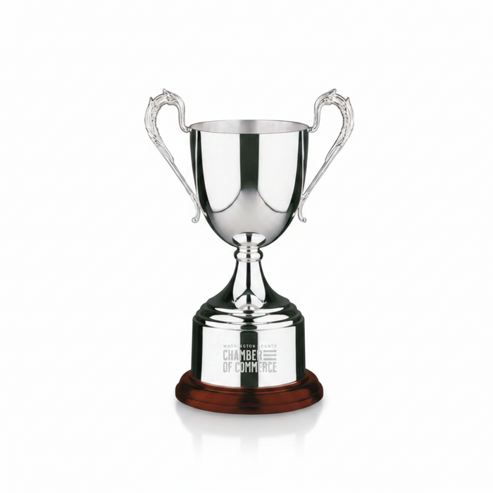 Custom Logo Engraved Swatkins Colonial Cups Award w/ Bakelite Base-Tournamentshowroom.com