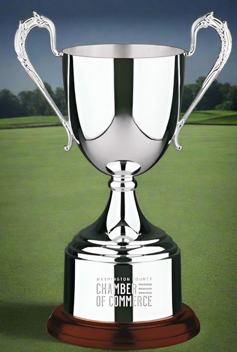 Custom Logo Engraved Swatkins Colonial Cups Award w/ Bakelite Base