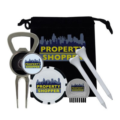 Custom Logo Premium Silver Golf Starter Set
