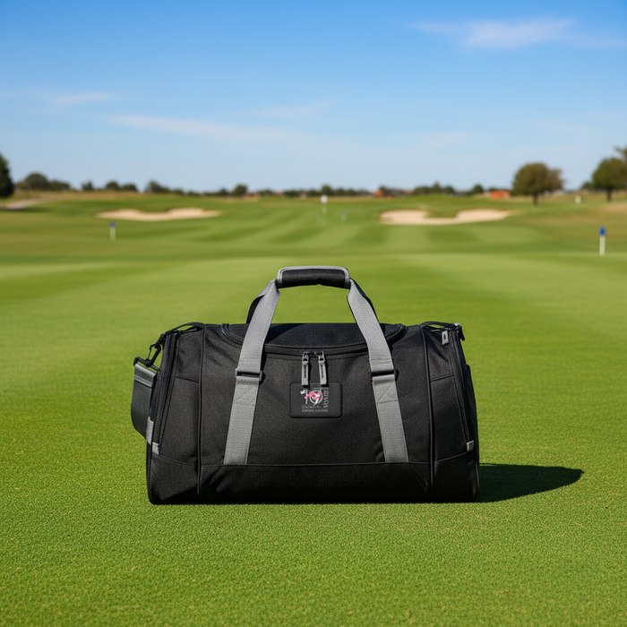 Custom Logo Golf Deluxe Travel Duffel Bag - Tournamentshowroom.com