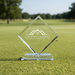 Custom Logo Diamond Optical Crystal Personalized Golf Award - Tournamentshowroom.com