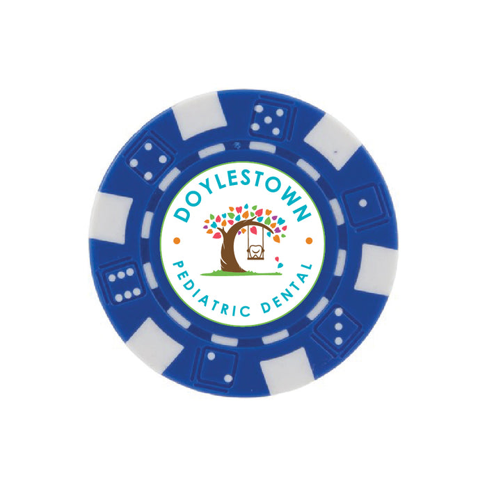 Custom Logo Poker Chip Design Golf Ball Marker