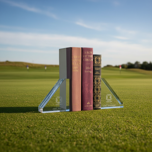 Custom Logo Golf Caddie Bookends - Tournamentshowroom.com