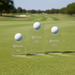 Custom Logo Golf Ball Pinnacle Optical Crystal Golf Awards - Tournamentshowroom.com