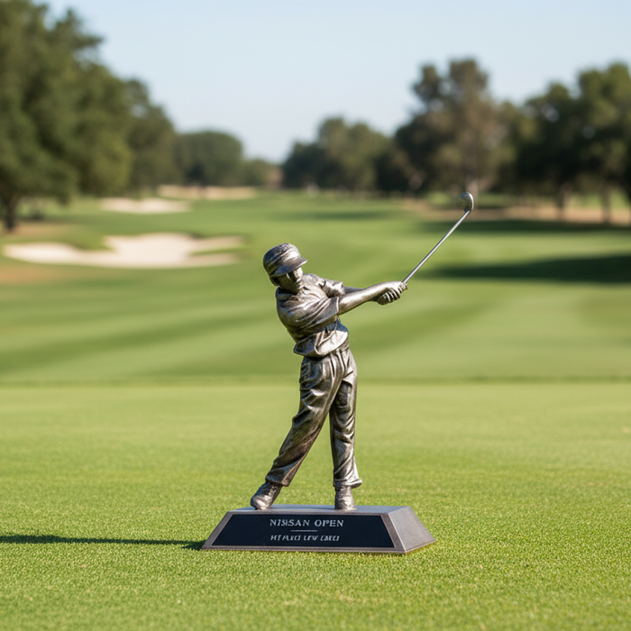 Custom Logo Deep Etched Golf Trophies - Tournamentshowroom.com