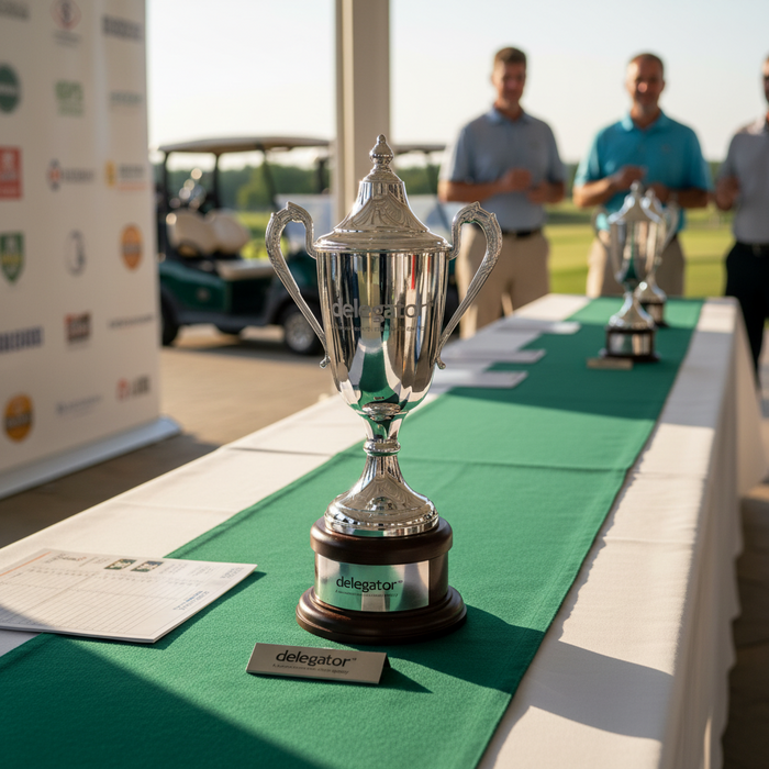 Custom Engraved Swatkins Formula Trophy with Laurel Wreath Lid