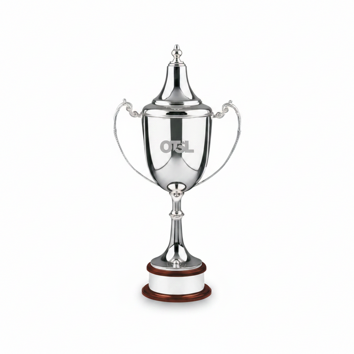 Custom Engraved Swatkins Silver Plated Golf Champions Cup Trophy