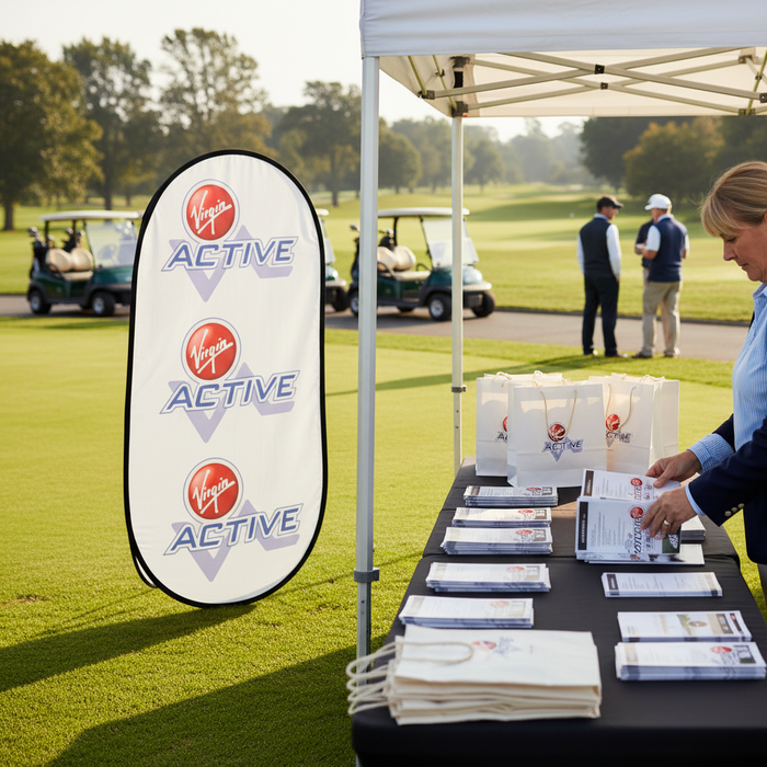 Custom Logo Golf Pop Out Banner for Tournaments