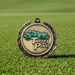 Round Laurel Leaf Customized Golf Bag Tags - Tournamentshowroom.com