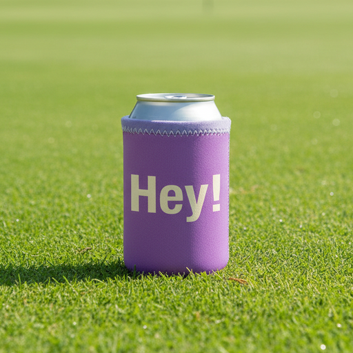 Custom Logo Neoprene Can Insulator - Tournamentshowroom.com