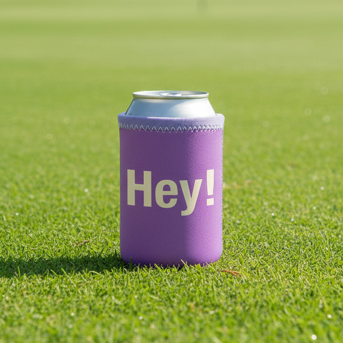 Custom Logo Neoprene Can Insulator - Tournamentshowroom.com