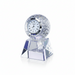 Custom Logo Executive Engraved Crystal Golf Ball Clock - Tournamentshowroom.com