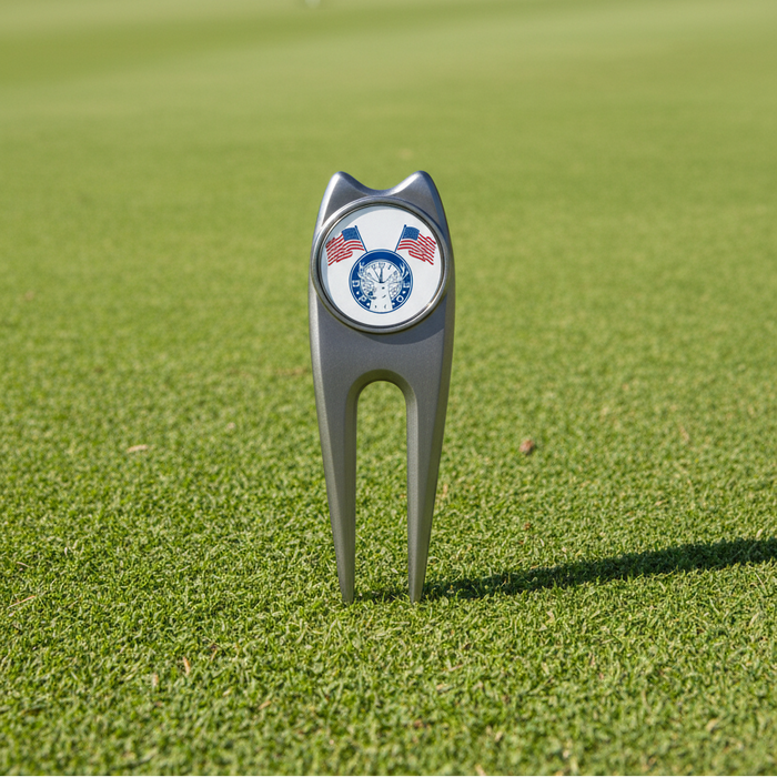 Custom Logo Golf Outing Divot Repair Tool with Ballmarker - Tournamentshowroom.com