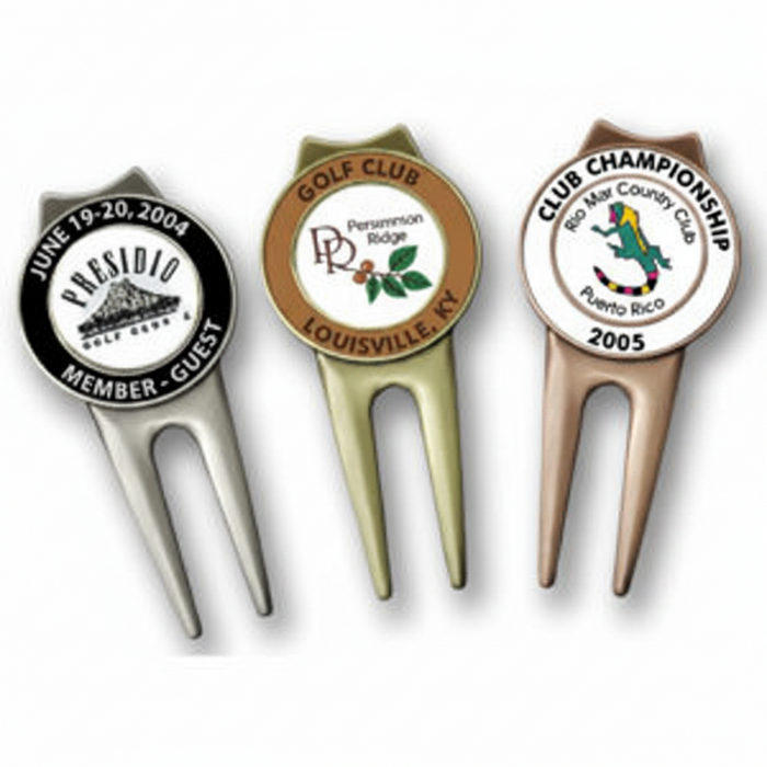 Custom Logo Durable Golf Divot Repair Tool - Tournamentshowroom.com