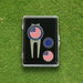 Custom Logo Spectrum Golf Kit with Laser Cloisonne Border & 3 Ball Markers - Tournamentshowroom.com