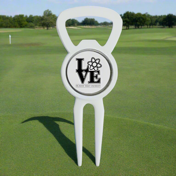 Custom Logo Golf Magnetic Ball Marker Bottle Opener Divot Tool
