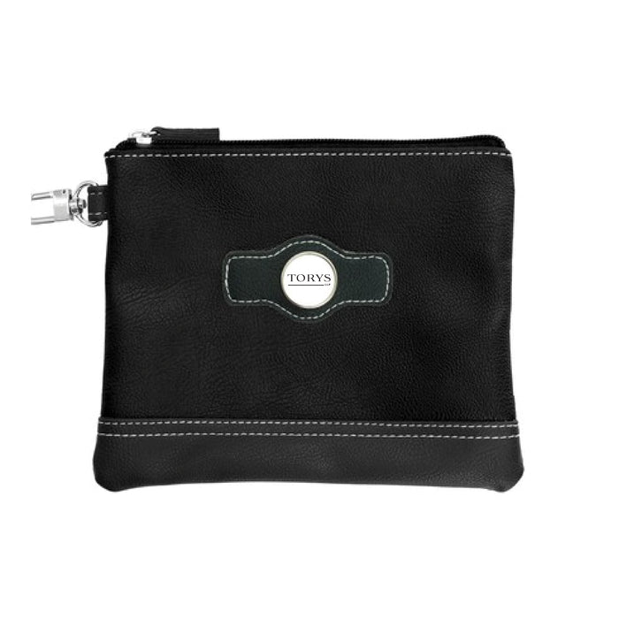 Golf Elite Leather Zip Pouch