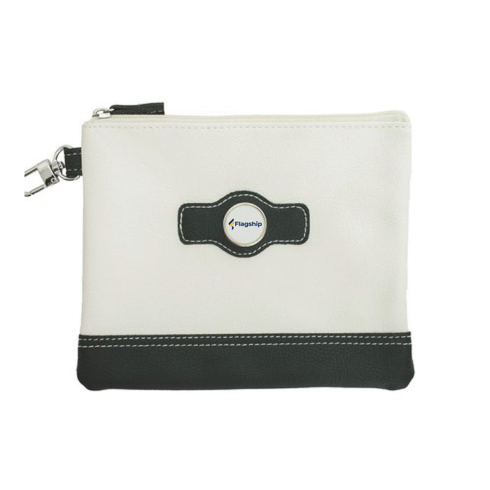 Golf Elite Leather Zip Pouch