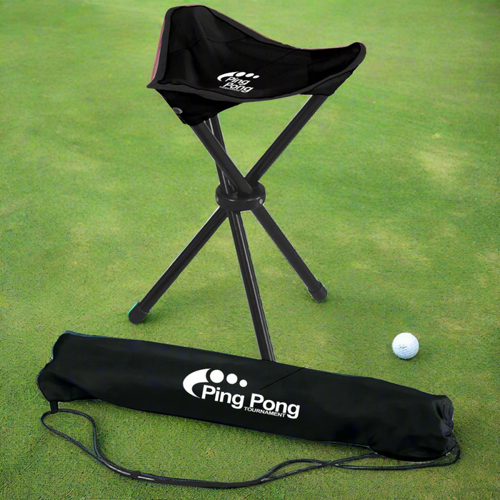 Custom Logo Folding Tripod Stool With Carrying Bag