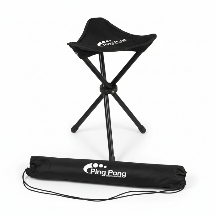 Custom Logo Folding Tripod Stool With Carrying Bag - Tournamentshowroom.com