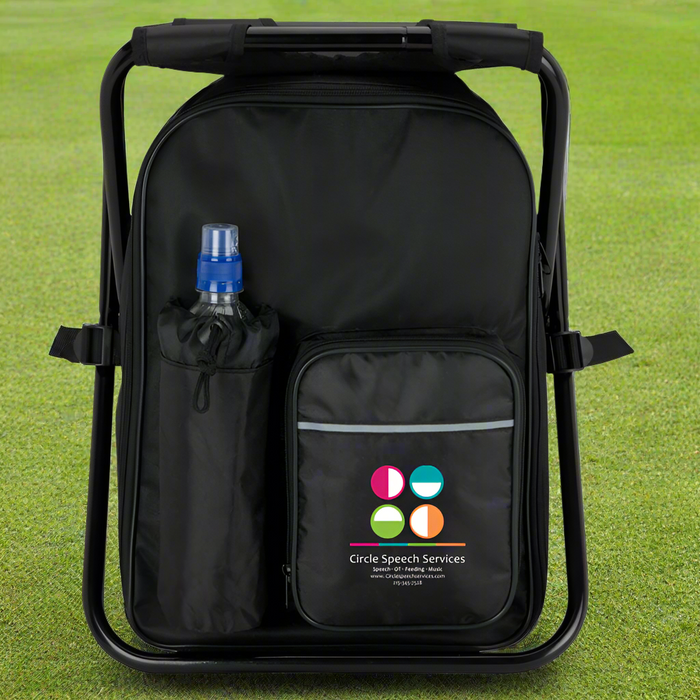 Custom Logo Remington 24 Can Cooler Backpack Chair