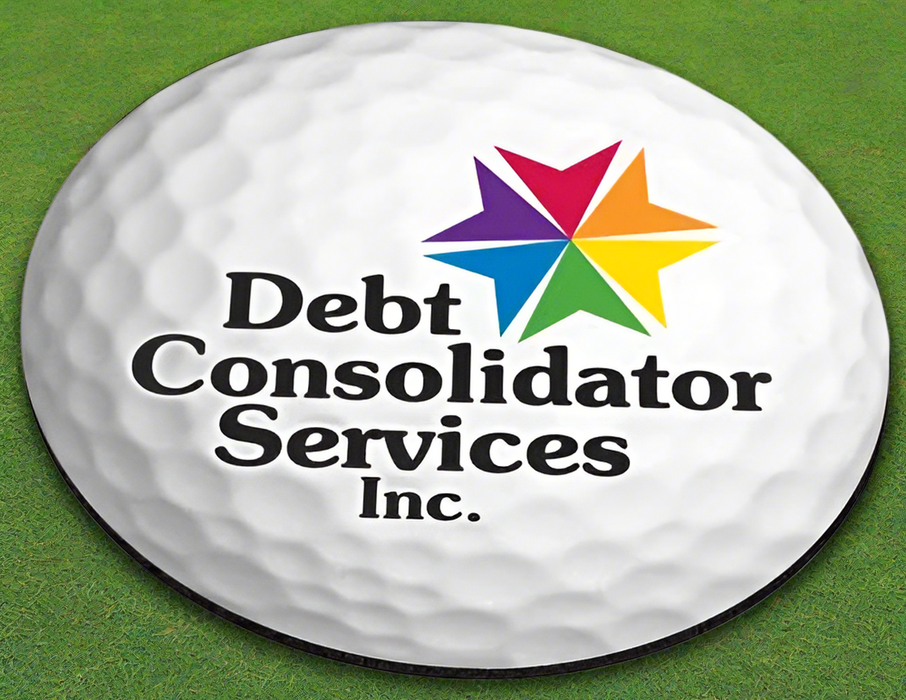 Custom Logo Golf Ball Stock Round Natural Rubber Mouse Pad