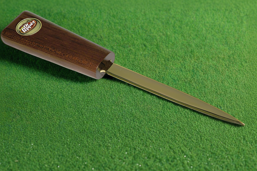 Custom Logo Rosewood Golf Letter Opener - Tournamentshowroom.com