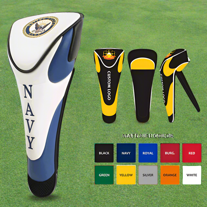 Custom Logo Magnetic Hybrid Golf Head Cover