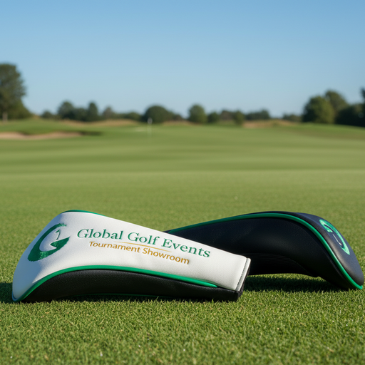Custom Logo Stretch Fit Barrel Golf Head Cover - Tournamentshowroom.com