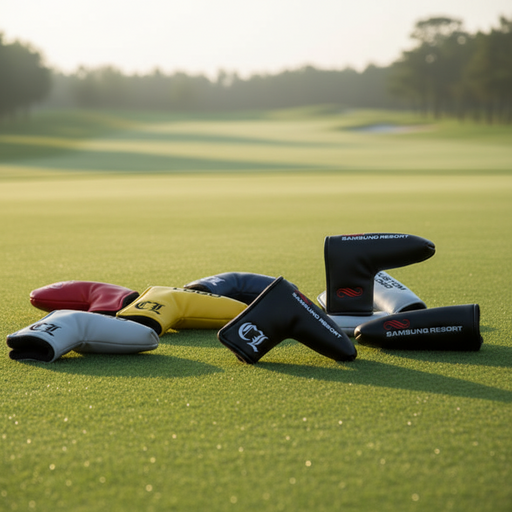 Leatherette Golf Velcro Closure Putter Cover - Tournamentshowroom.com