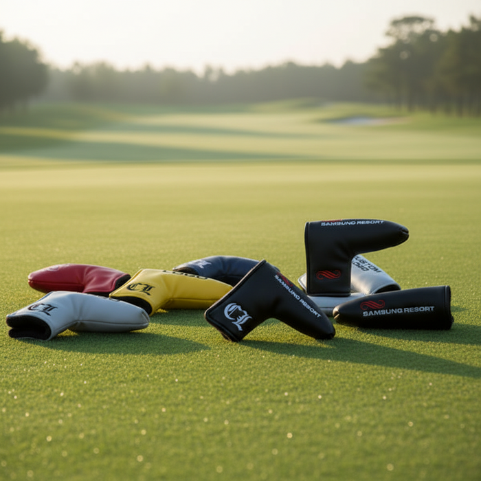 Leatherette Golf Velcro Closure Putter Cover - Tournamentshowroom.com