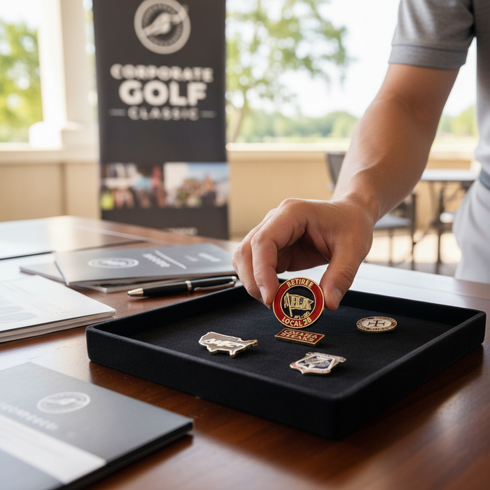 Custom Logo Cloisonné Lapel Pin with Hard Enamel Finish